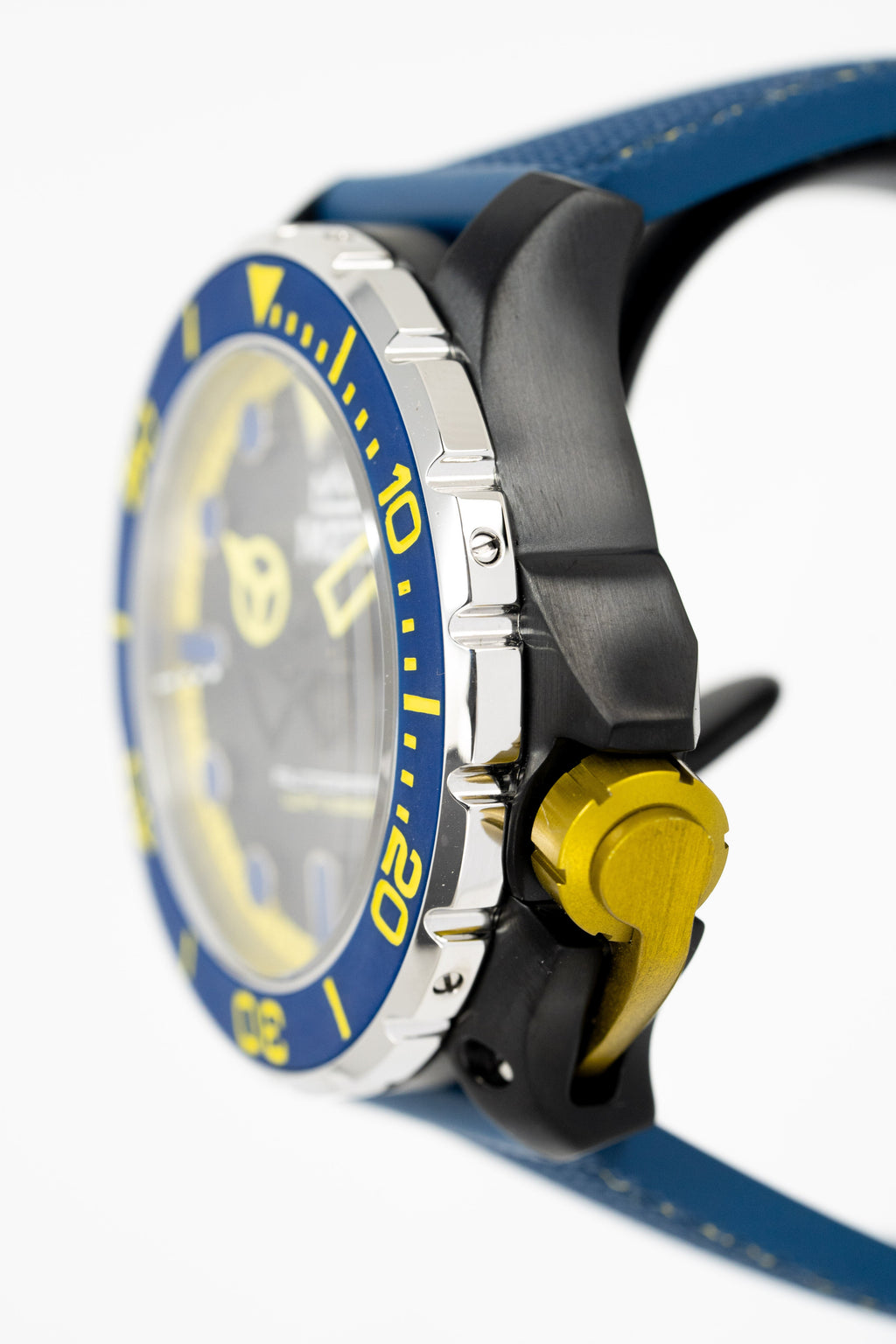 M2Z Men's Watch Diver 200 Blue/Yellow