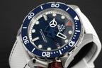 M2Z Men's Watch Diver 200 Blue/White