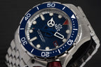 M2Z Men's Watch Diver 200 Bracelet Blue