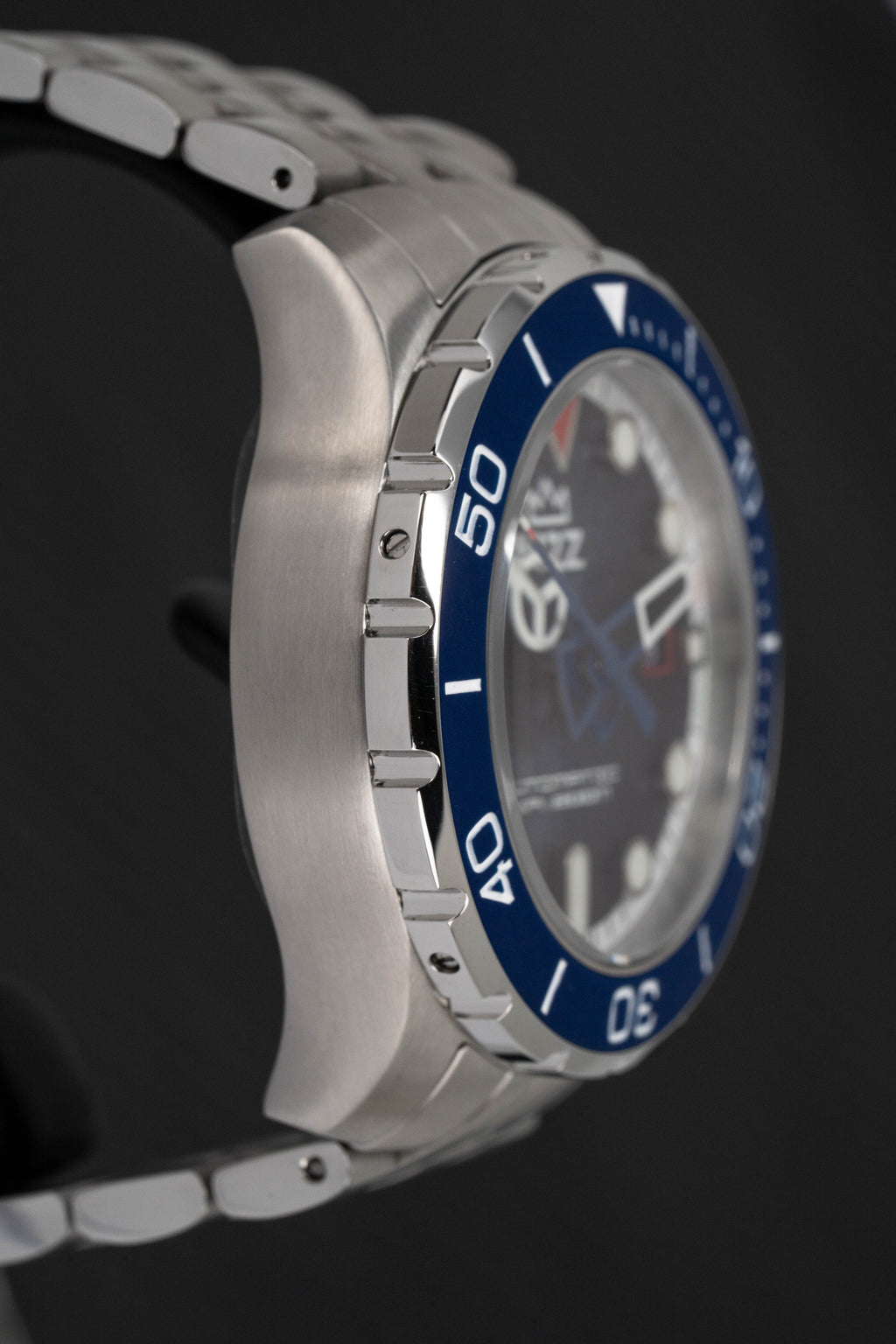 M2Z Men's Watch Diver 200 Bracelet Blue