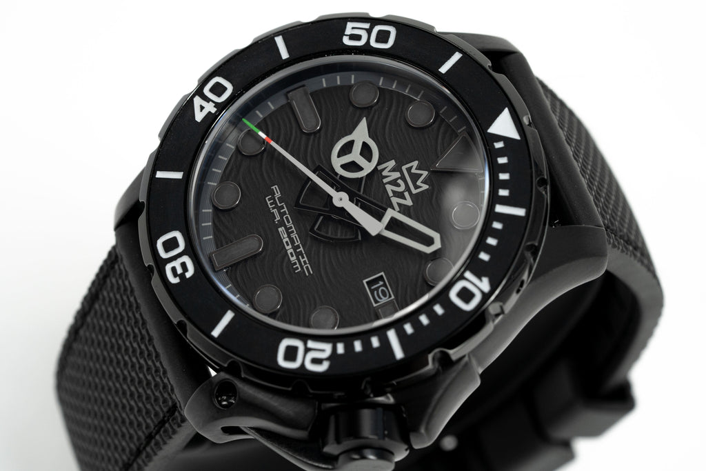 M2Z Men's Watch Diver 200 Black