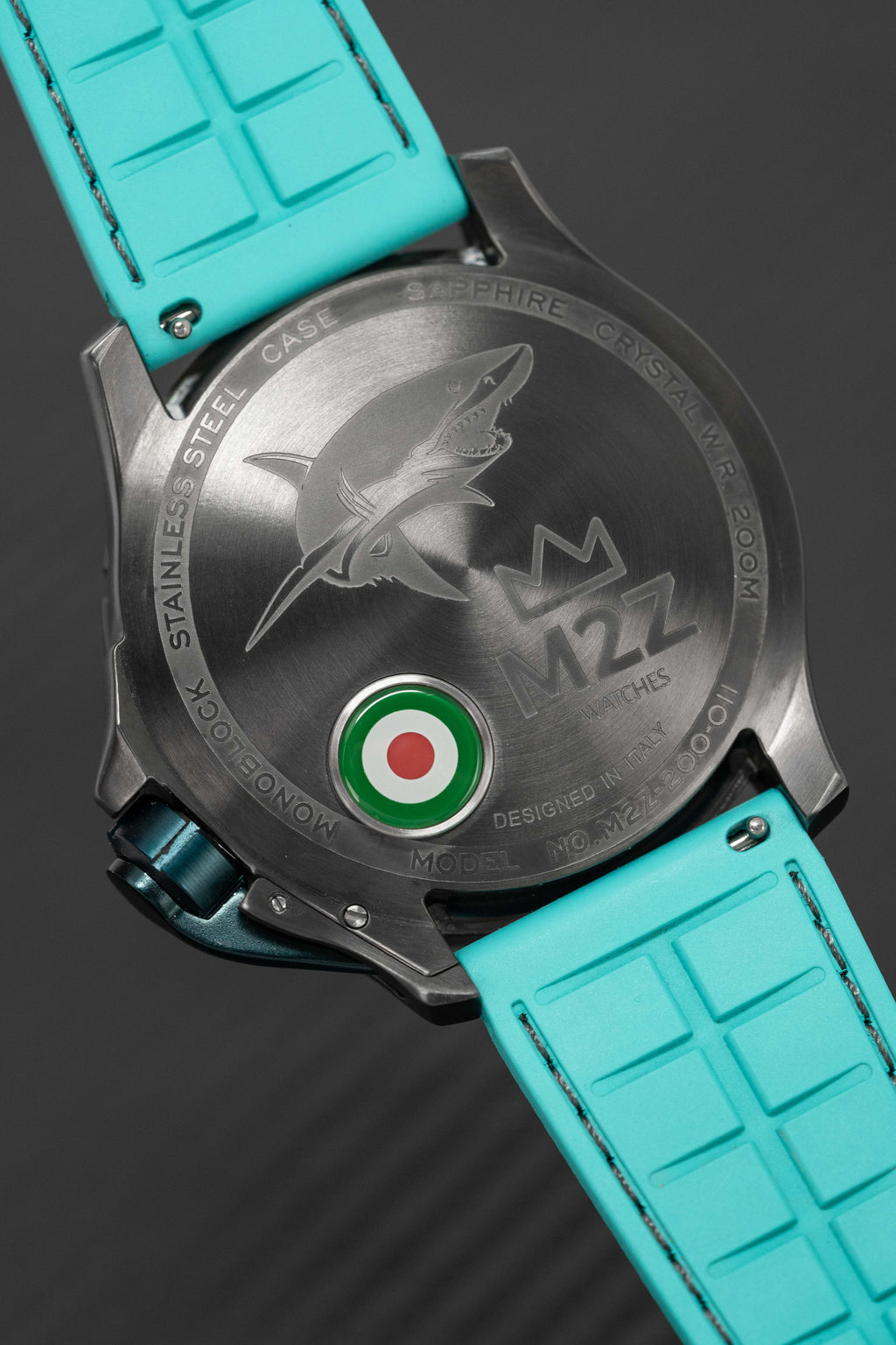 M2Z Men's Watch Diver 200 Teal