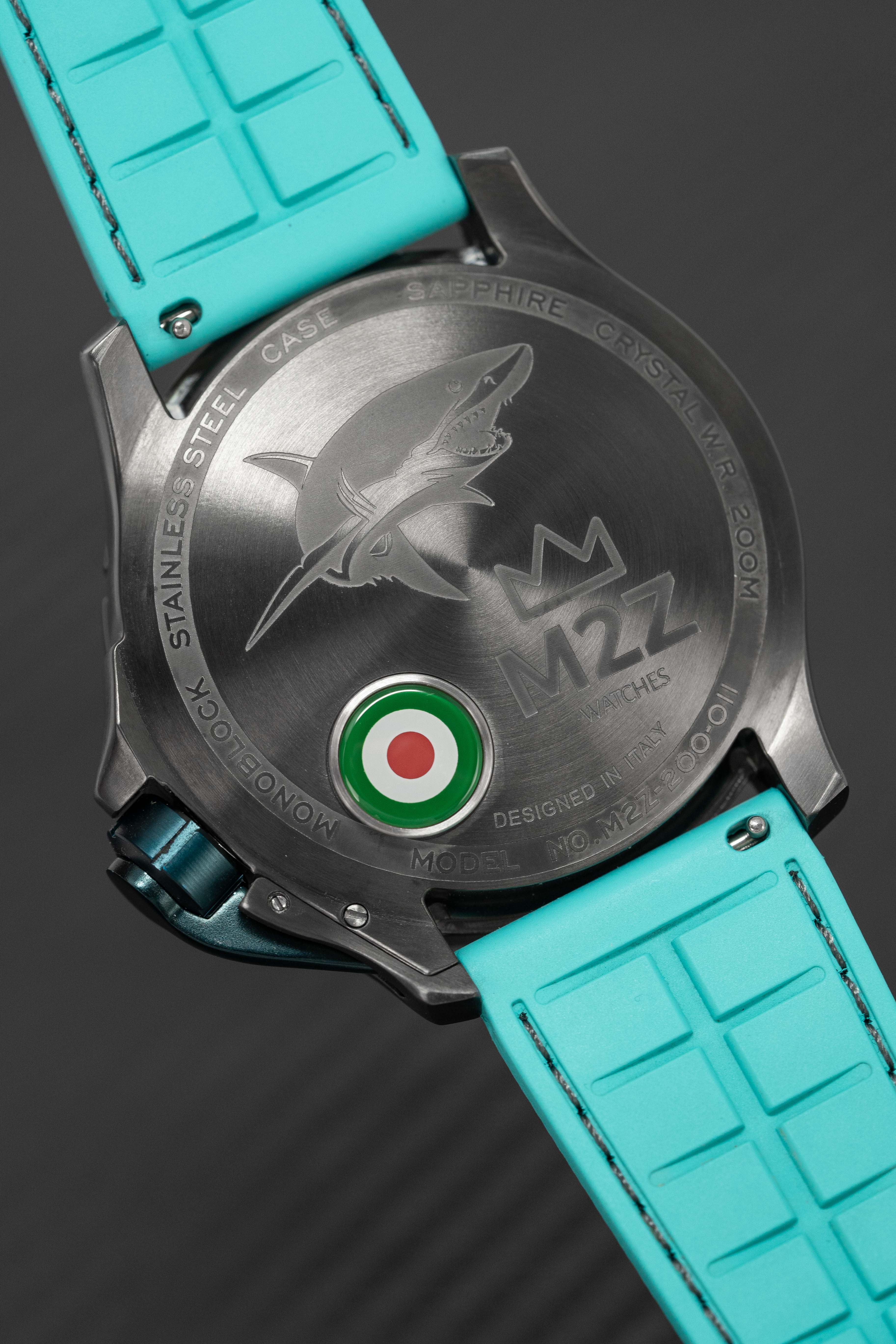 M2Z Men's Watch Diver 200 Teal