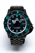 M2Z Men's Watch Diver 200 Plated Bracelet Teal