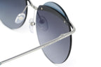 Marc Jacobs Women's Round Sunglasses Ruthenium Grey