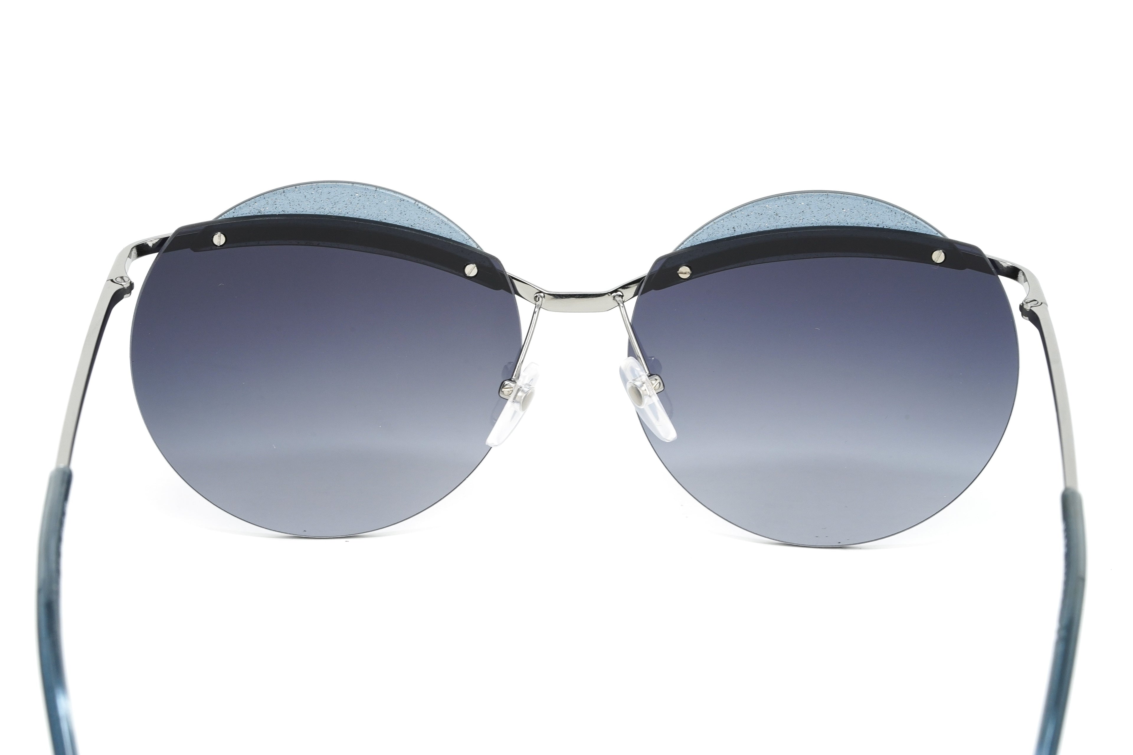 Marc Jacobs Women's Round Sunglasses Ruthenium Grey