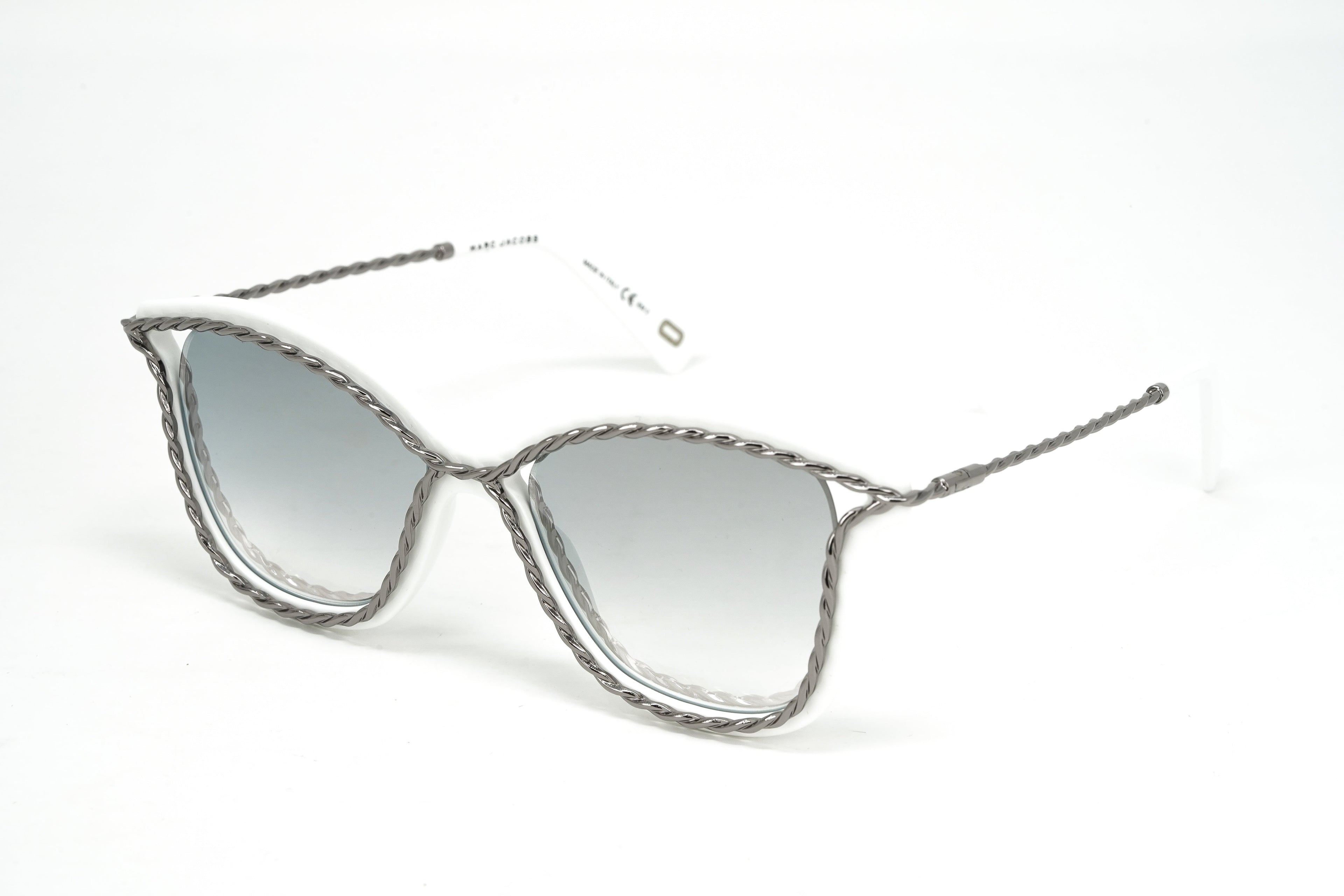 Marc Jacobs Women's Cat Eye Sunglasses White Grey