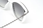 Marc Jacobs Women's Cat Eye Sunglasses White Grey