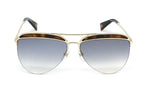 Marc Jacobs Women's Pilot Sunglasses Gold Gradient Blue Havana