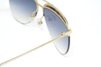 Marc Jacobs Women's Pilot Sunglasses Gold Gradient Blue Havana