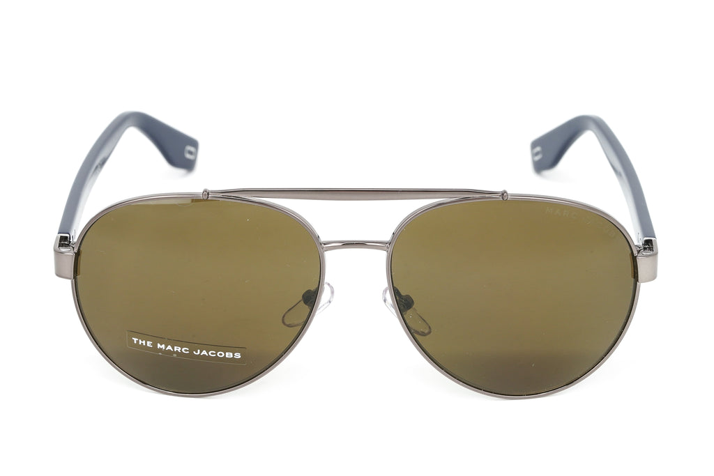 Marc Jacobs Men's Pilot Sunglasses Dark Ruthenium Brown Marc 341/S