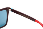 Marc Jacobs Women's  Square Sunglasses Burgundy Blue