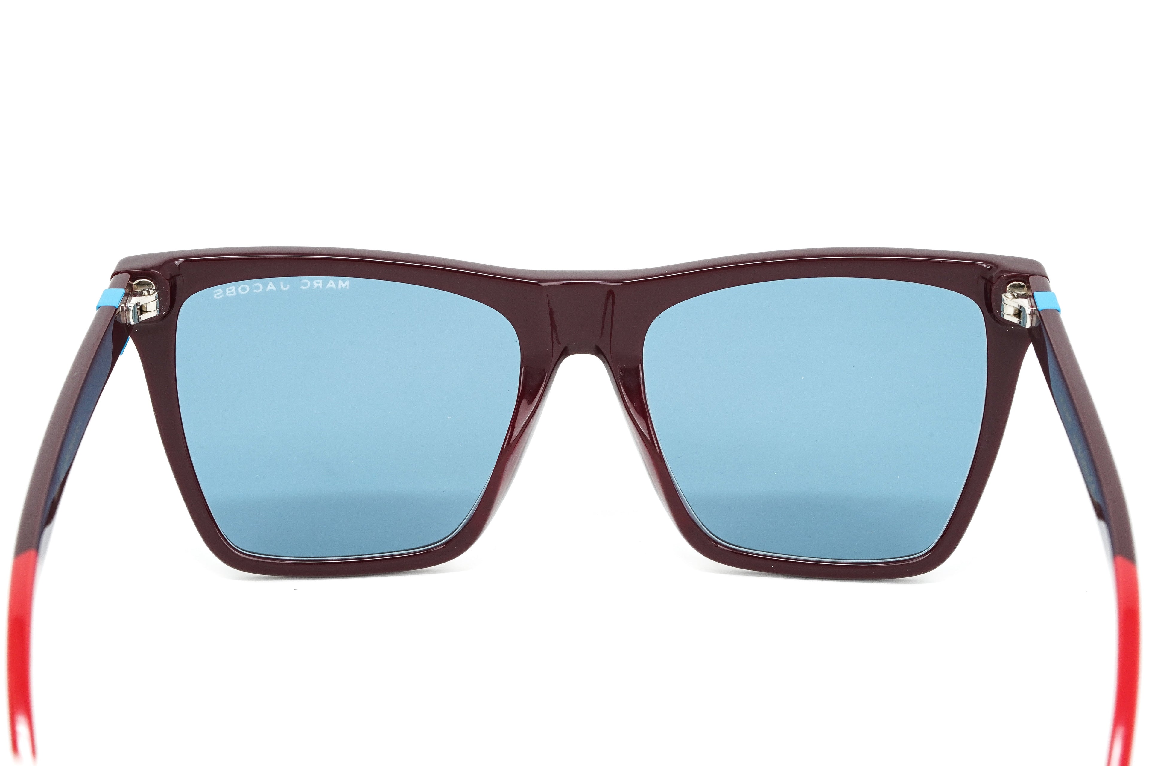 Marc Jacobs Women's  Square Sunglasses Burgundy Blue