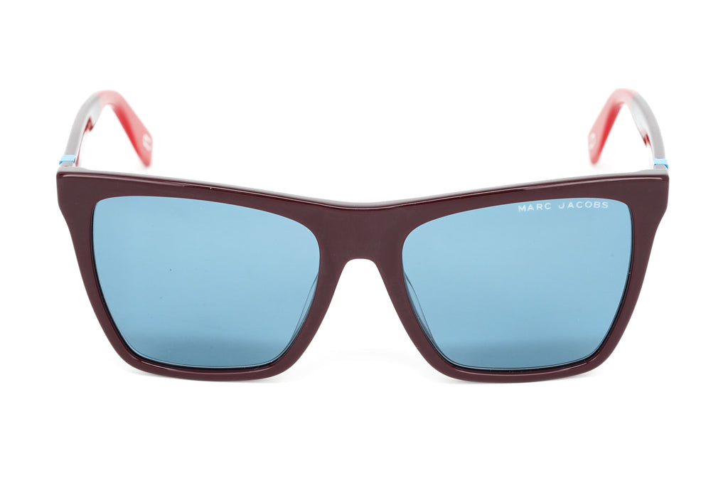 Marc Jacobs Women's  Square Sunglasses Burgundy Blue