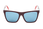 Marc Jacobs Women's  Square Sunglasses Burgundy Blue