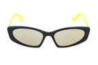 Marc Jacobs Women's Sunglasses Angular Black Yellow 356/S 40G