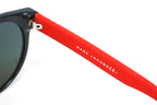 Marc Jacobs Unisex Round Sunglasses Grey Red Mirror