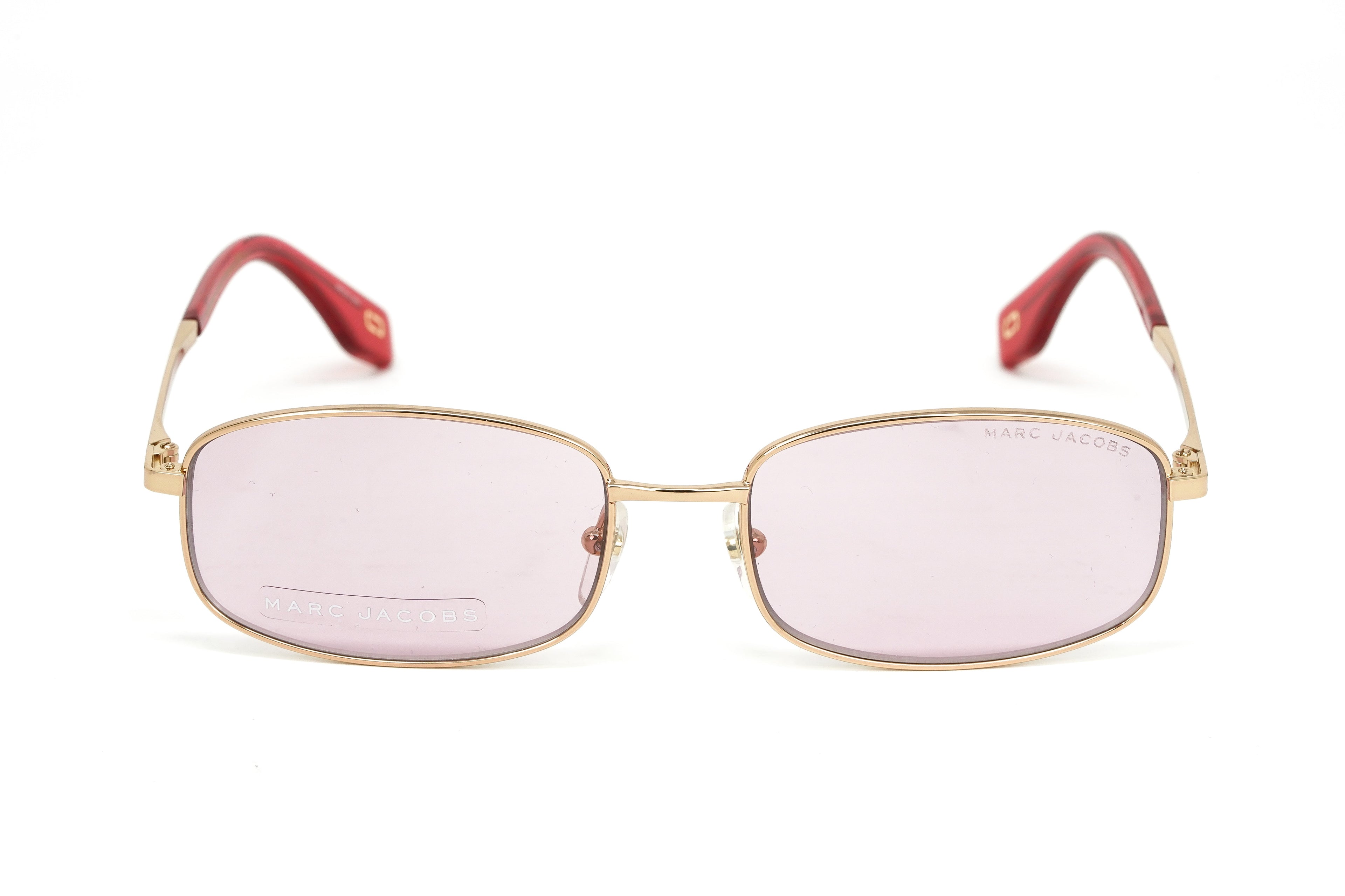 Marc Jacobs Women's Sunglasses Rectangular Pink/Gold