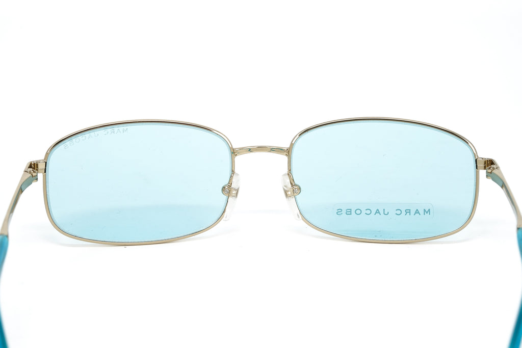 Marc Jacobs Women's Sunglasses Rectangular Blue/Gold