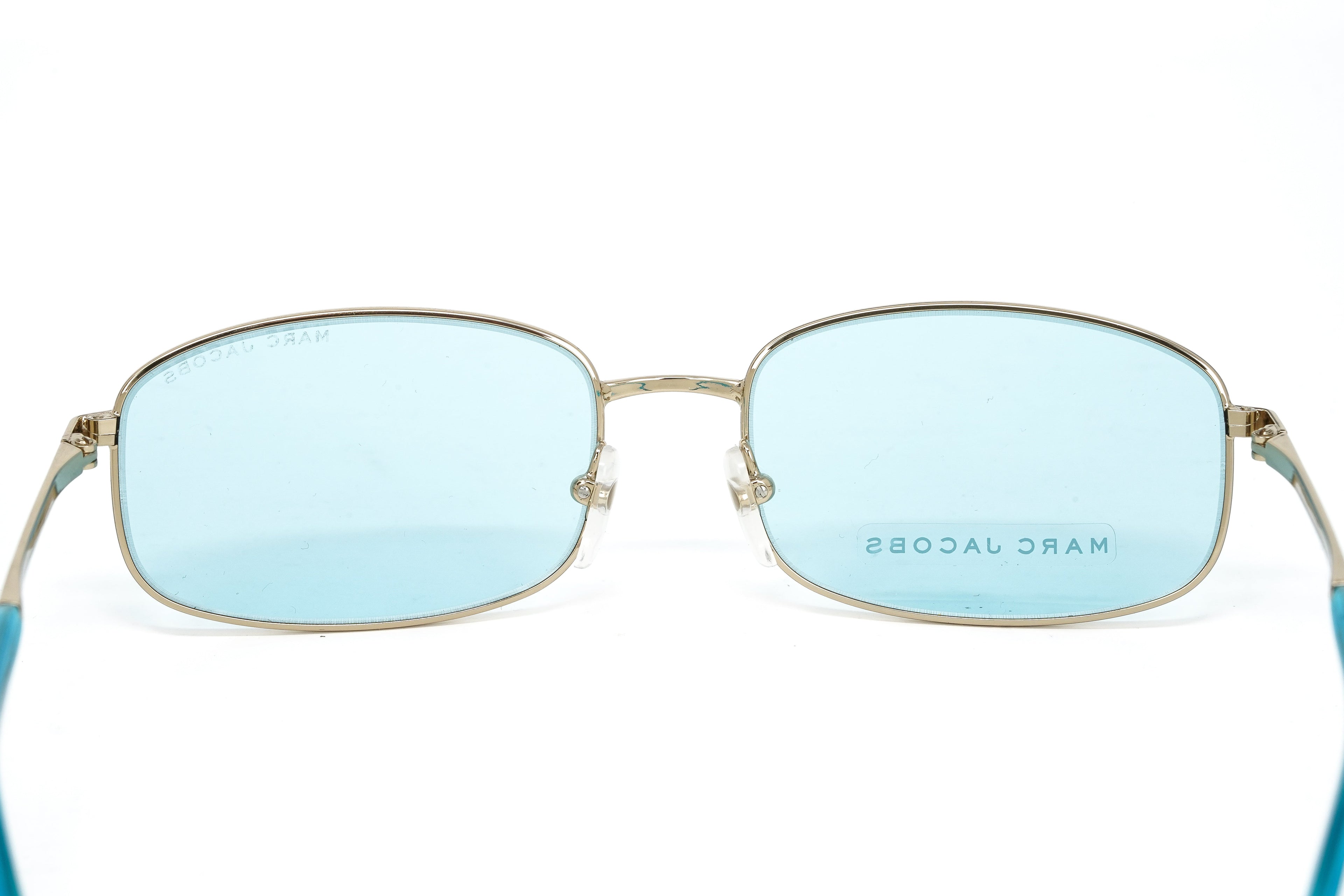 Marc Jacobs Women's Sunglasses Rectangular Blue/Gold