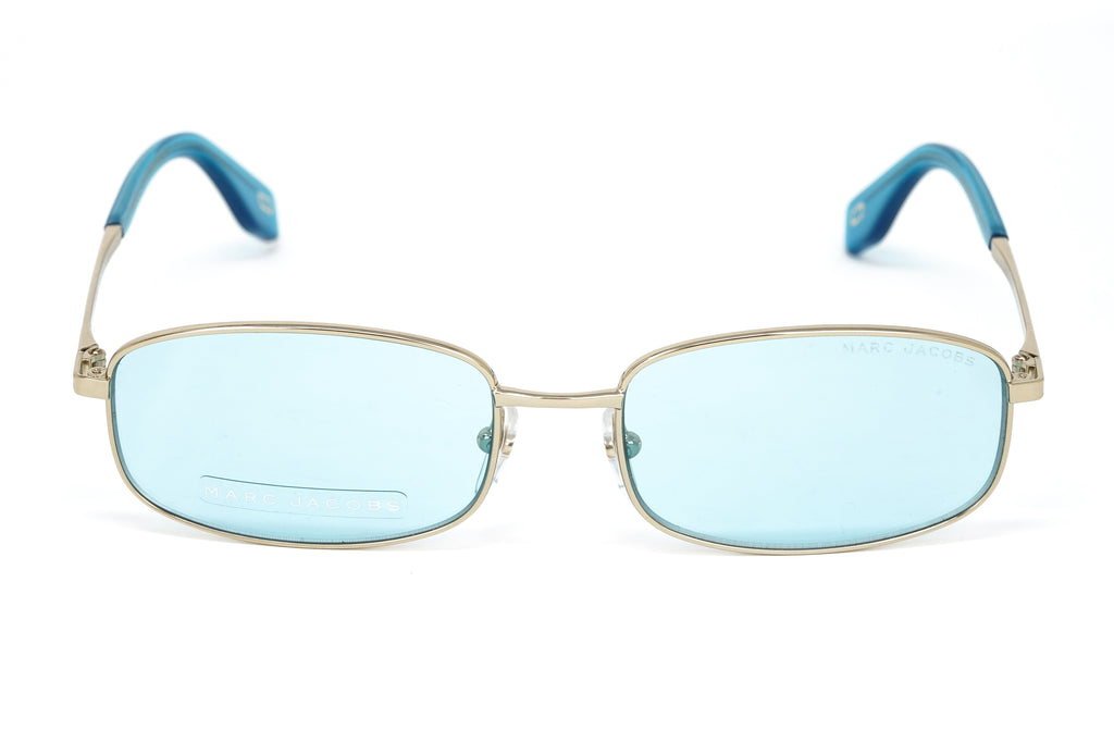Marc Jacobs Women's Sunglasses Rectangular Blue/Gold