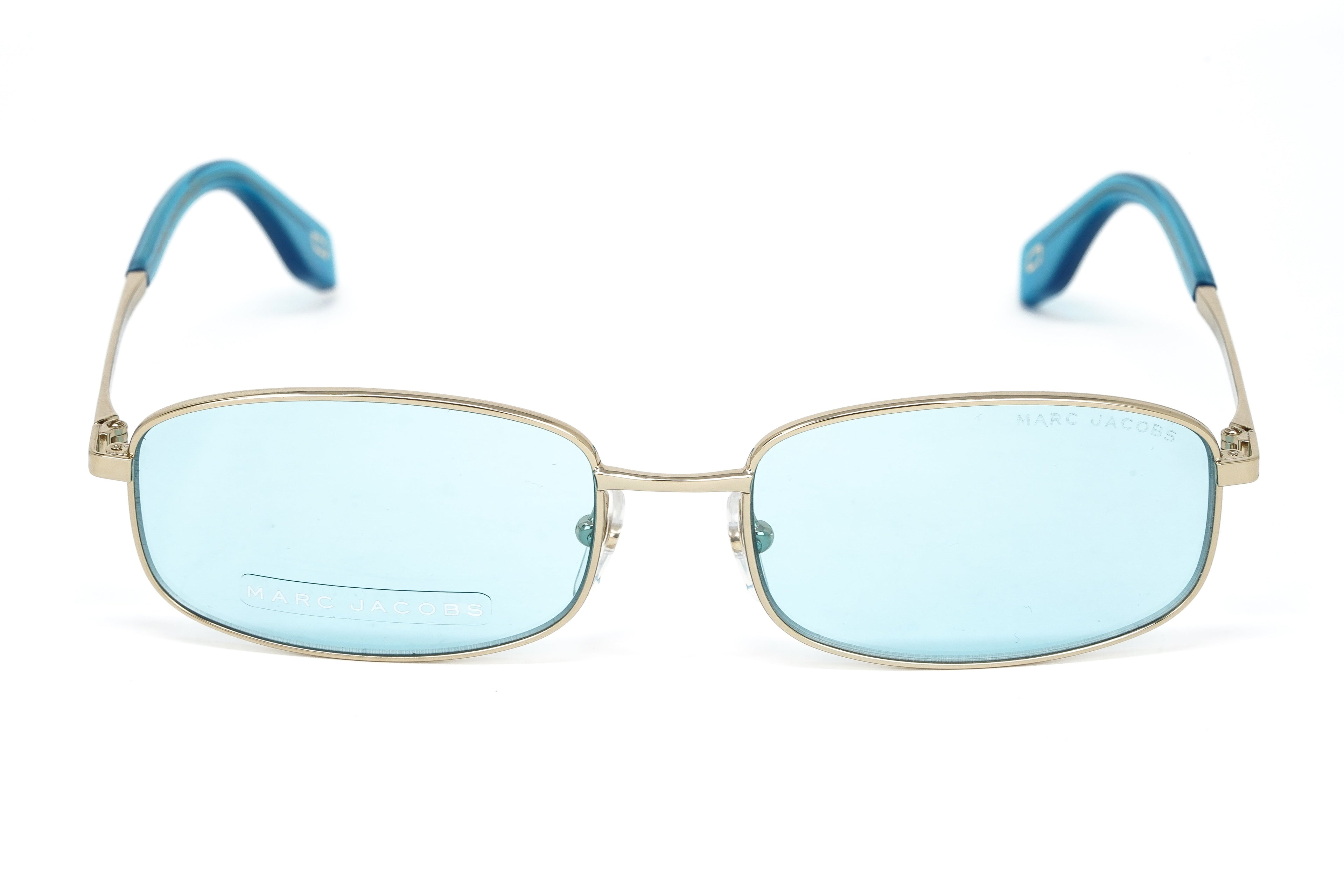 Marc Jacobs Women's Sunglasses Rectangular Blue/Gold