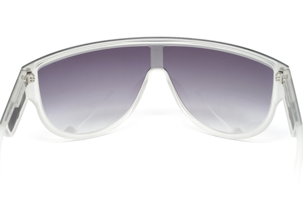Marc Jacobs Women's Sunglasses Wraparound Shield Silver