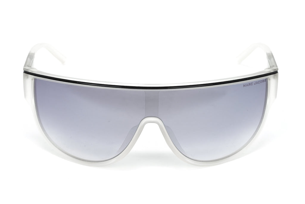Marc Jacobs Women's Sunglasses Wraparound Shield Silver
