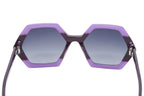 Marc Jacobs Women's Sunglasses Oversized Hexagonal Purple