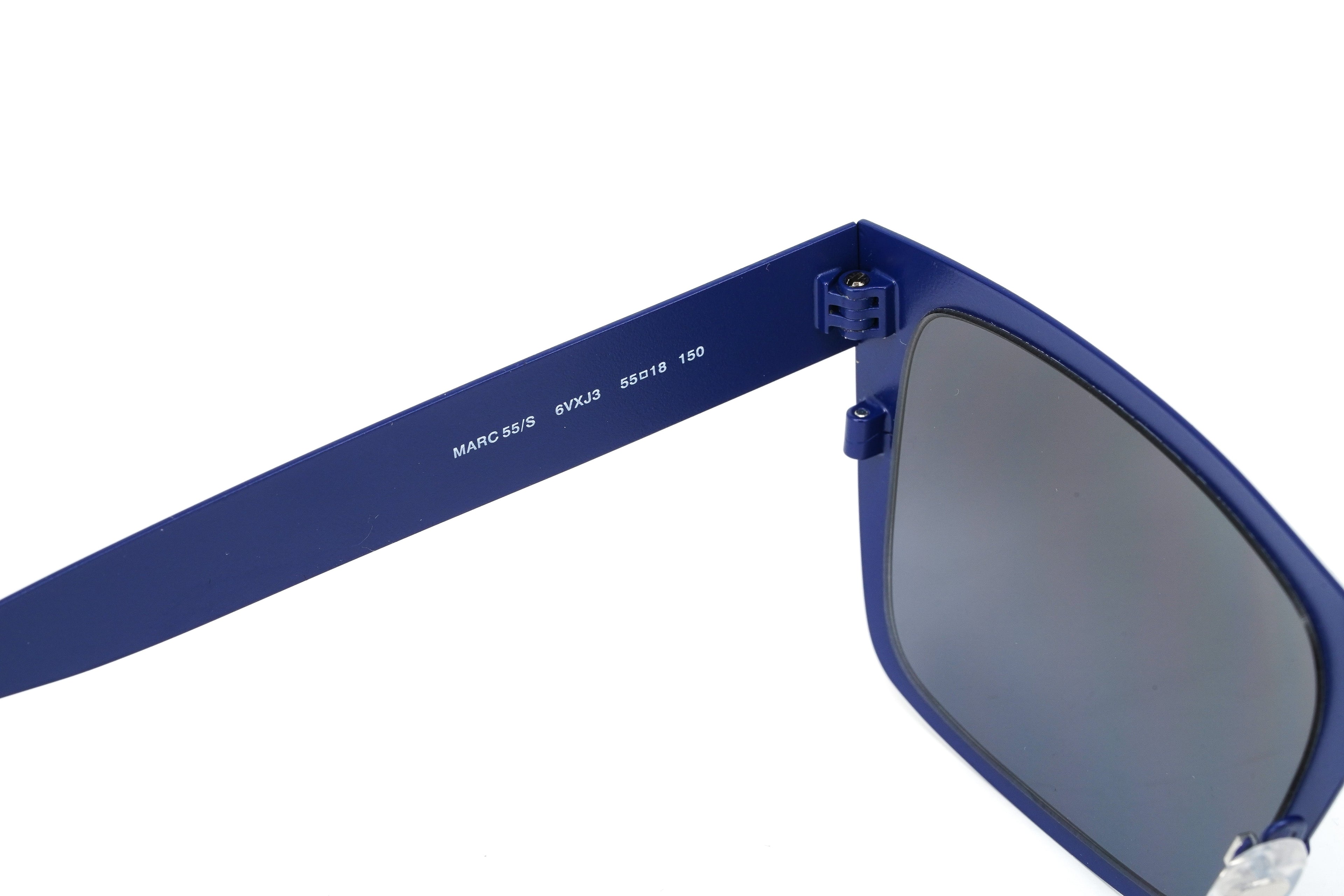 Marc Jacobs Men's Rectangular Sunglasses Flat Top Blue