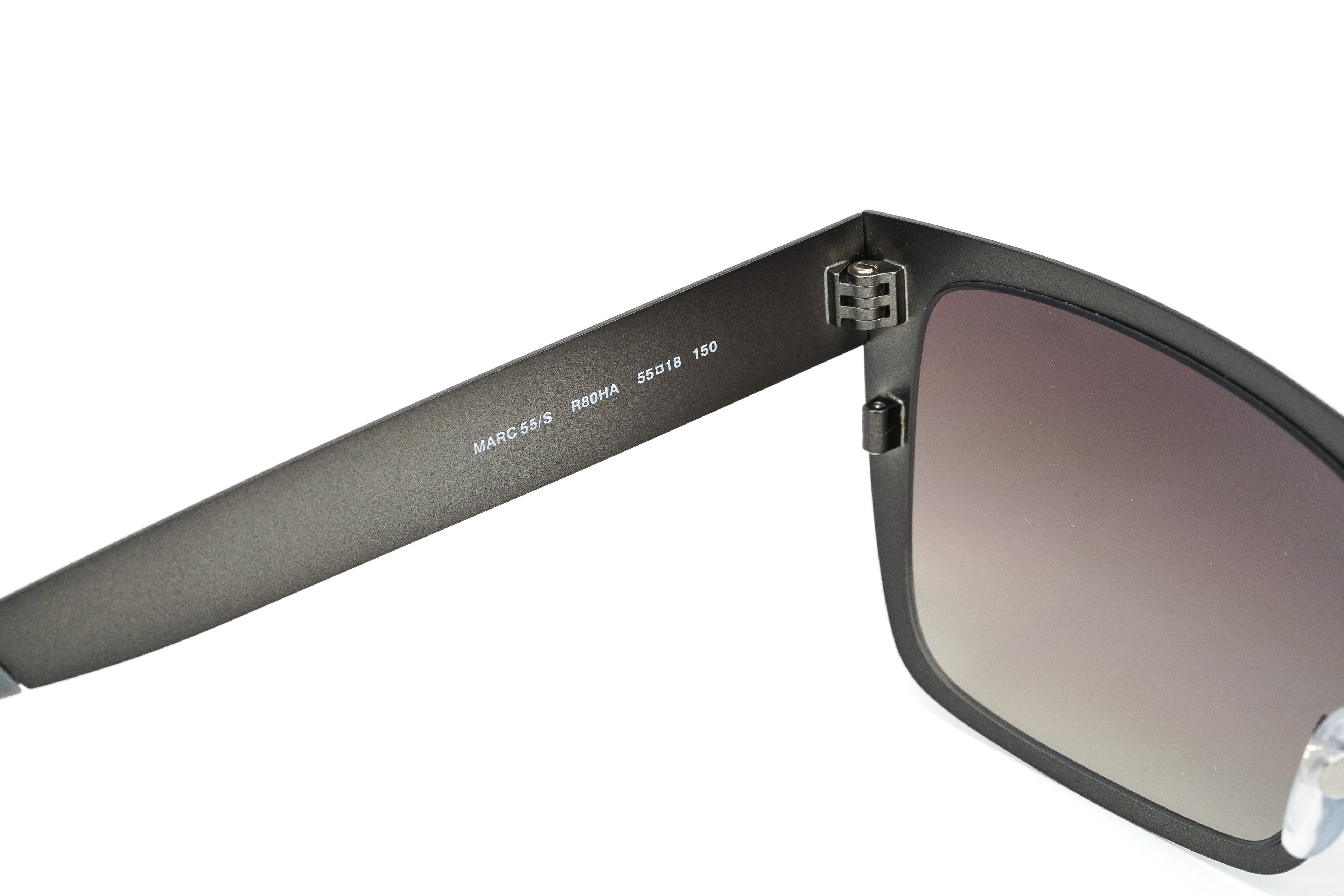 Marc Jacobs Men's Rectangular Sunglasses Flat Top Grey