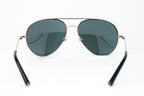 Matthew Williamson Unisex Aviator Sunglasses Steel Blue Mirror