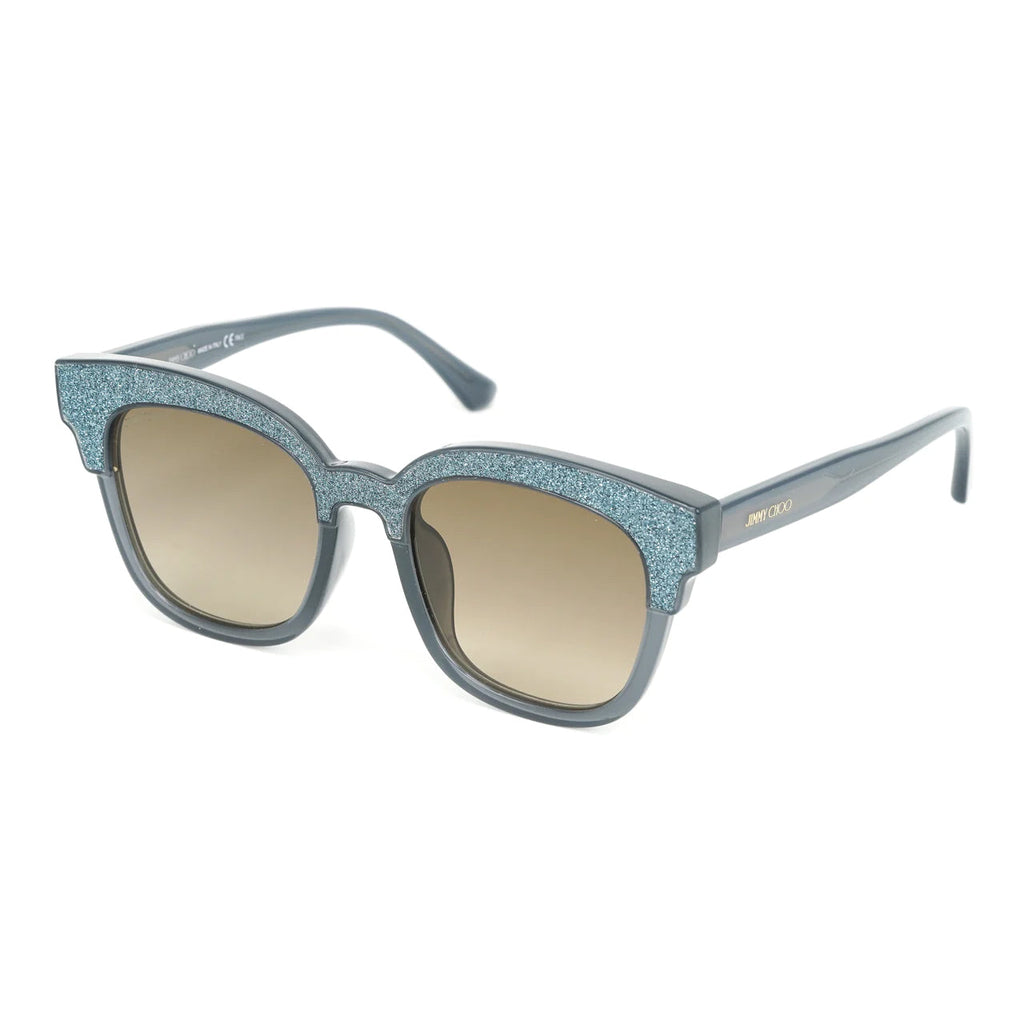 Jimmy Choo Women's Sunglasses Classic Square Grey Glitter