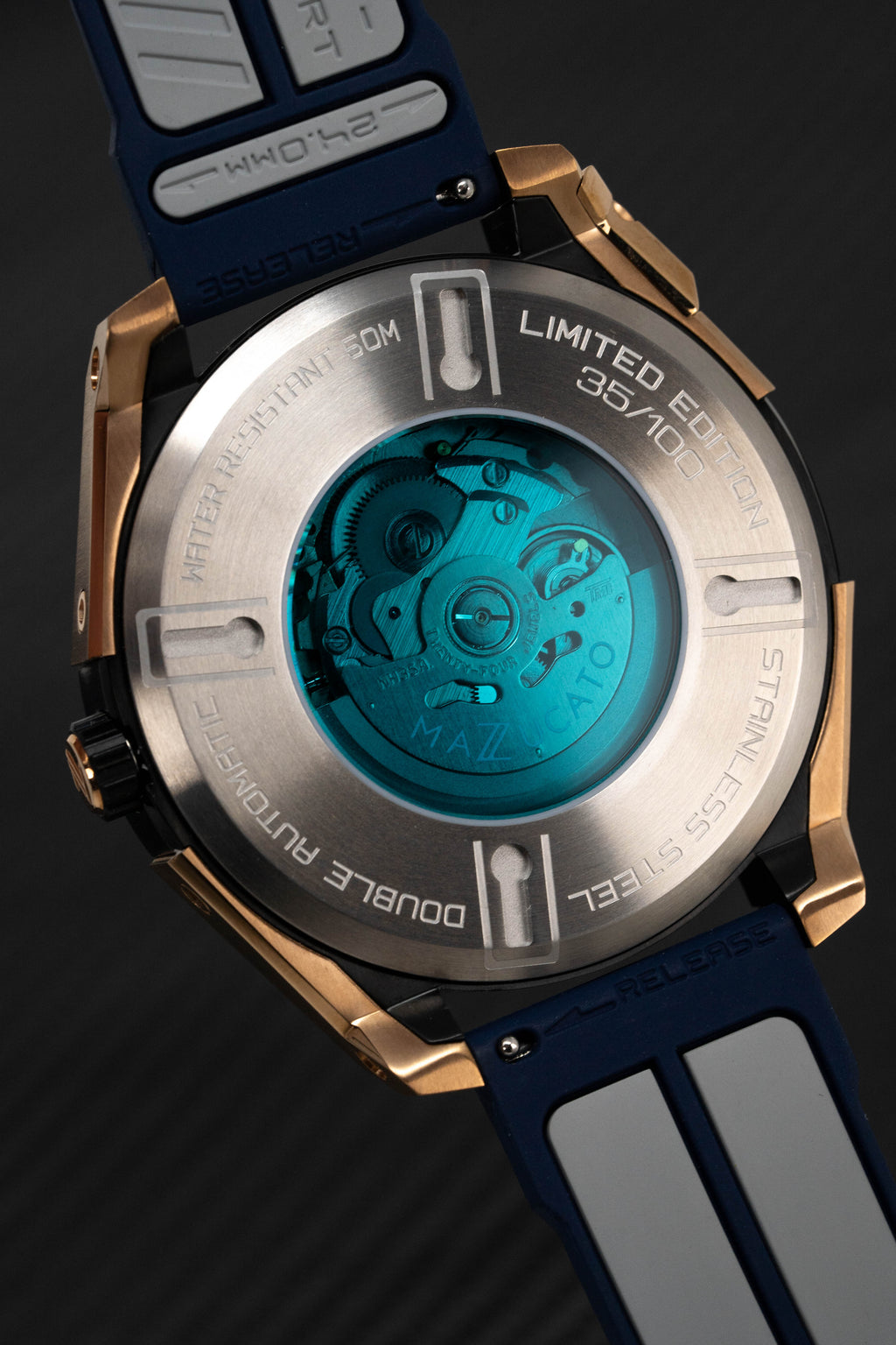 Mazzucato Watch Automatic LAX Limited Edition Dual Time