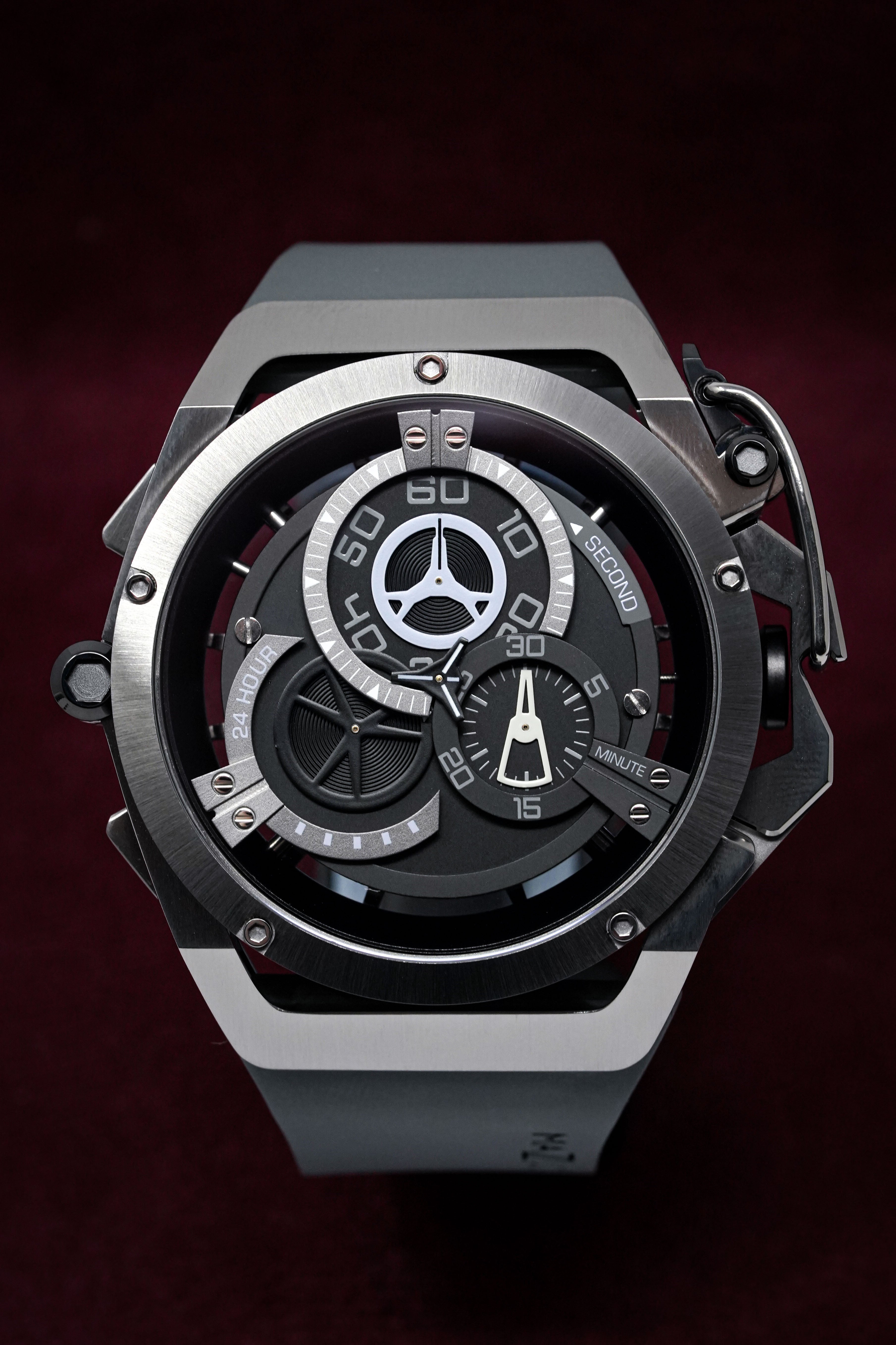 Mazzucato Reversible Watch RIM Dark Grey