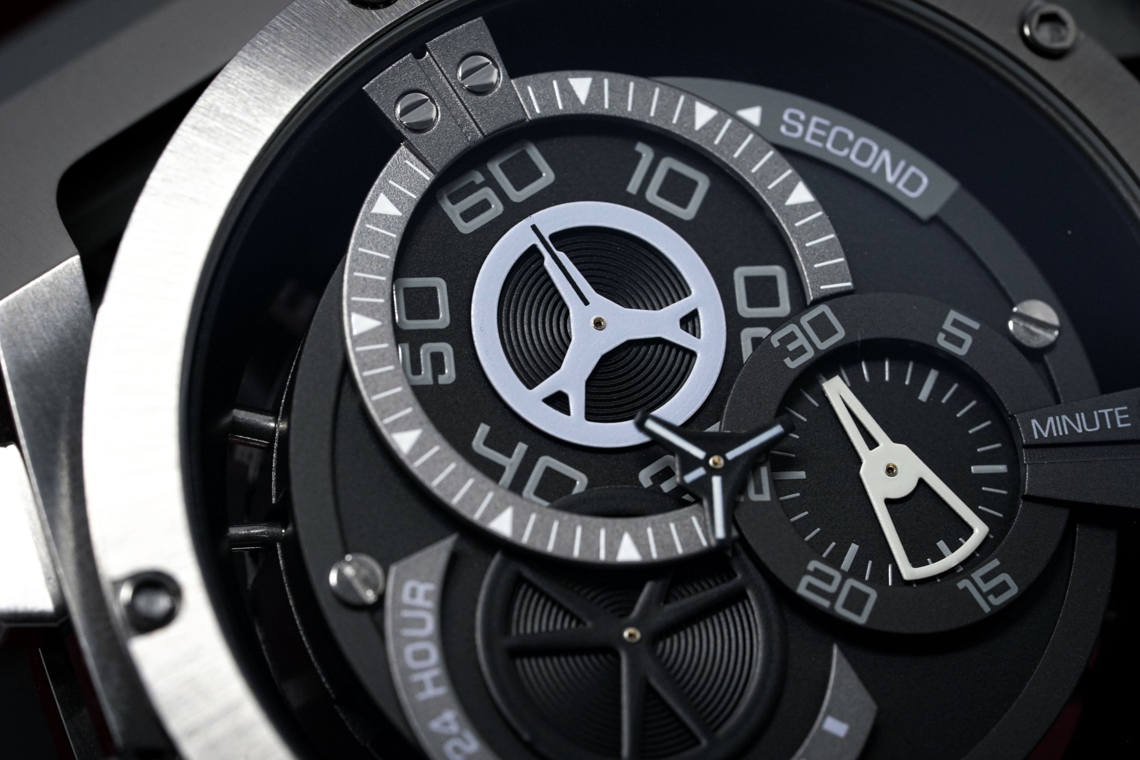 Mazzucato Reversible Watch RIM Dark Grey
