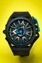 Mazzucato Watch Reversible Monza Blue Carbon