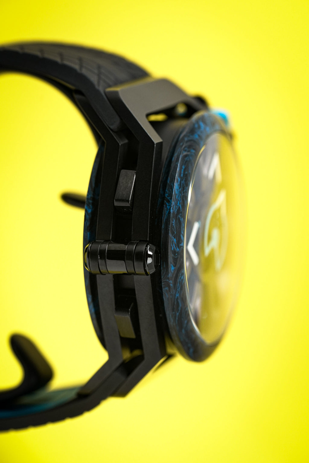 Mazzucato Watch Reversible Monza Blue Carbon