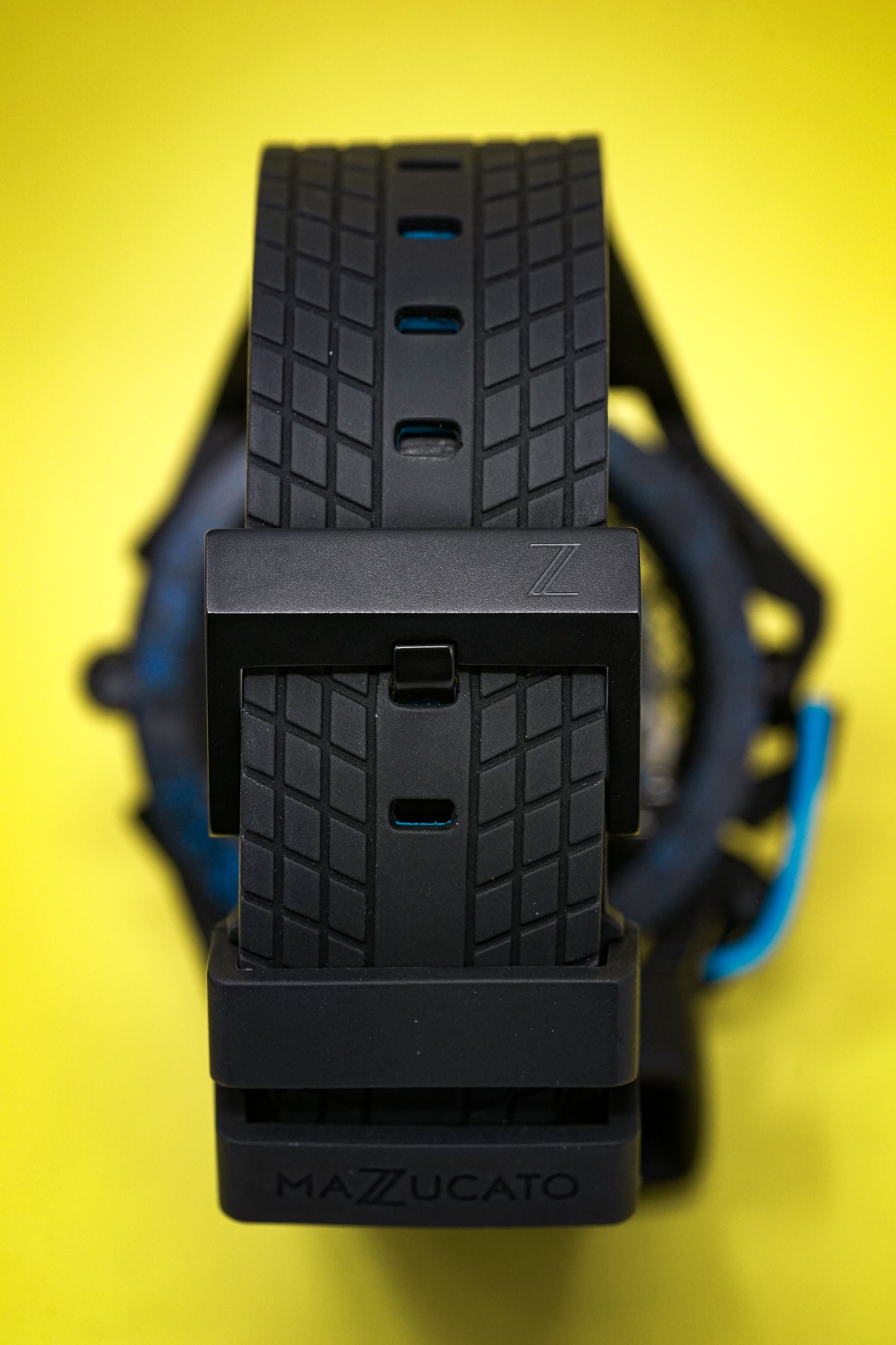 Mazzucato Watch Reversible Monza Blue Carbon