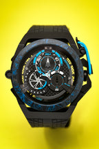 Mazzucato Watch Reversible Monza Blue Carbon