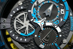 Mazzucato Watch Reversible Monza Blue Carbon