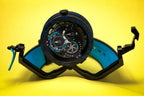 Mazzucato Watch Reversible Monza Blue Carbon
