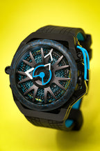 Mazzucato Watch Reversible Monza Blue Carbon