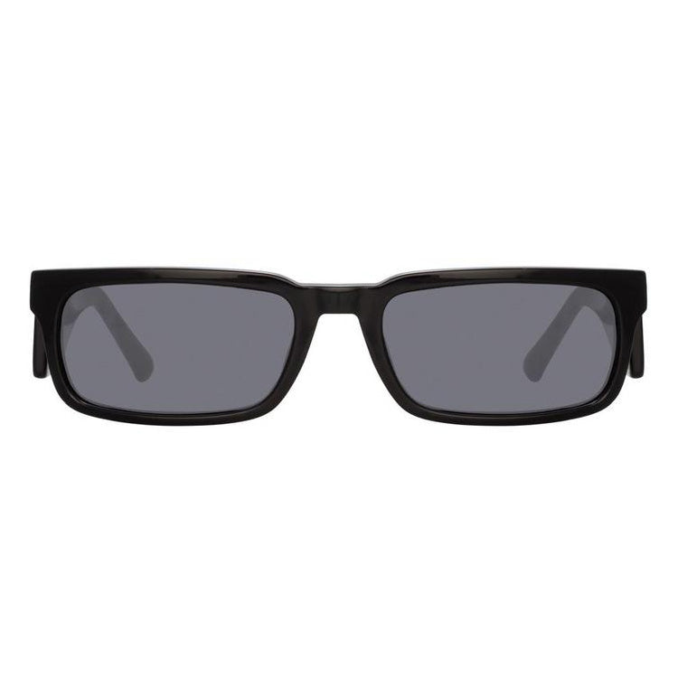 Marcelo Burlon x Linda Farrow Rectangular Black Sunglasses