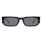 Marcelo Burlon x Linda Farrow Rectangular Black Sunglasses