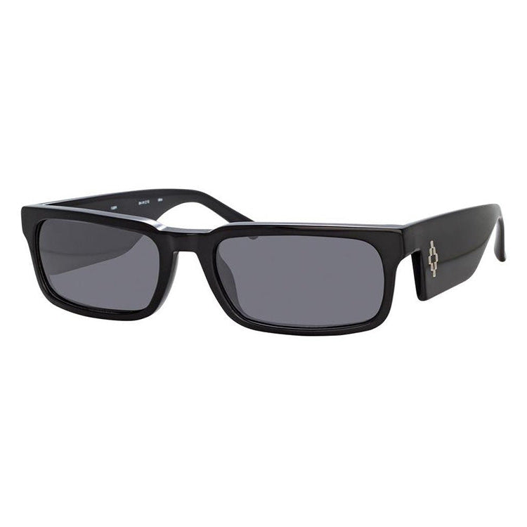 Marcelo Burlon x Linda Farrow Rectangular Black Sunglasses