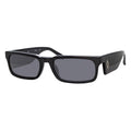 Marcelo Burlon x Linda Farrow Rectangular Black Sunglasses