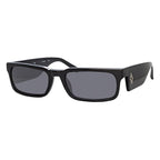 Marcelo Burlon x Linda Farrow Rectangular Black Sunglasses
