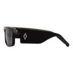 Marcelo Burlon x Linda Farrow Rectangular Black Sunglasses
