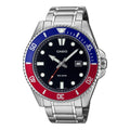 Casio Men's Watch Standard Red Blue Bracelet
